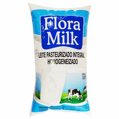 LEITE PASTEURIZADO INTEGRAL FLORA MILK 1L