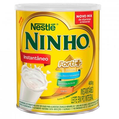 LEITE EM PÓ INSTANTÂNEO NINHO NESTLÉ 400G 