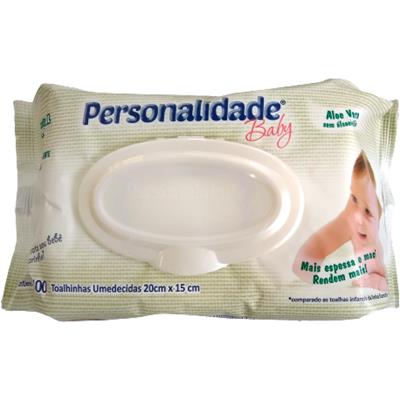 TOALHAS UMEDECIDAS PERSONALIDADE BABY 100UN