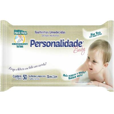 LENÇO UMEDECIDO BABYS PERSONALIDADE 50UN 