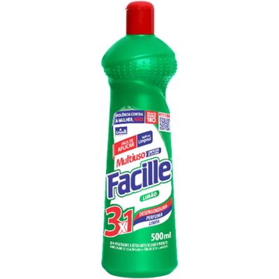 LIMPADOR MULTIUSO LIMÃO FACILLE 500ML