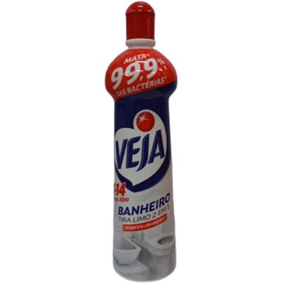 LIMPADOR BANHEIRO TIRA-LIMO X-14 CLORO VEJA 500ML