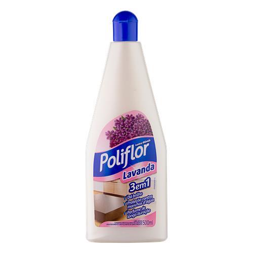 LUSTRA MÓVEIS 3 EM 1 LAVANDA POLIFLOR 500ML