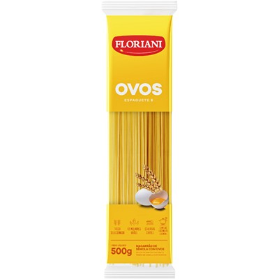 MACARRÃO COM OVOS ESPAGUETE 8 FLORIANI 500G