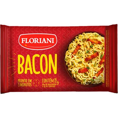 MACARRÃO INSTANTÂNEO SABOR BACON FLORIANI 85G