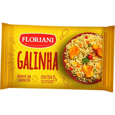 MACARRÃO SABOR GALINHA FLORIANI 85G