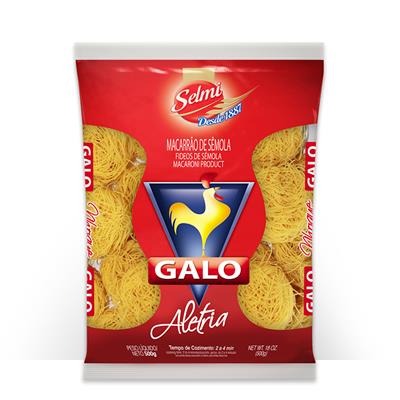 MACARRÃO DE SÊMOLA ALETRIA GALO 500G 
