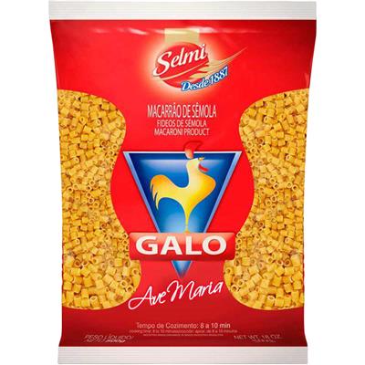 MACARRÃO DE SÊMOLA AVE MARIA GALO 500G