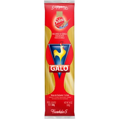 MACARRÃO DE SÊMOLA FURADINHO 5 GALO 500G