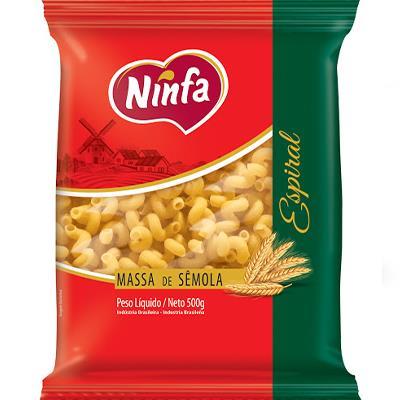 MACARRÃO ESPIRAL SÊMOLA NINFA 500G