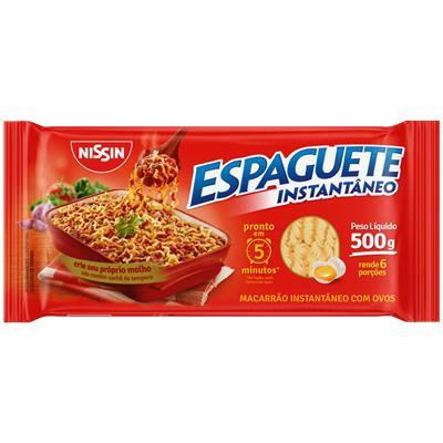 MACARRÃO INSTANTÂNEO ESPAGUETE NISSIN 500G