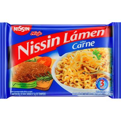 MACARRÃO INSTANTÂNEO SABOR CARNE NISSIN 85G