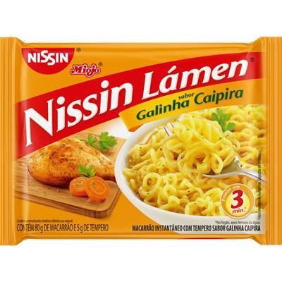 MACARRÃO INSTANTÂNEO DE GALINHA CAIPIRA NISSIN 85G