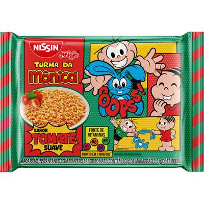 MACARRÃO INSTANTÂNEO LÁMEN TOMATE SUAVE NISSIN 85G