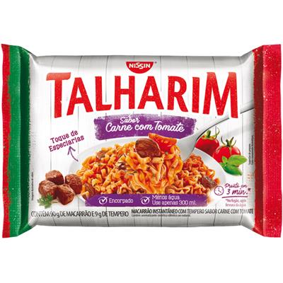 MACARRÃO TALHARIM DE CARNE COM TOMATE NISSIN 99G