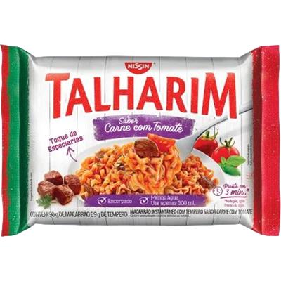 MACARRÃO TALHARIM CARNE E TOMATE MIOJO NISSIN 99G