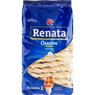 MACARRÃO COM OVOS CASEIRO TALHARIM 2 RENATA 500G