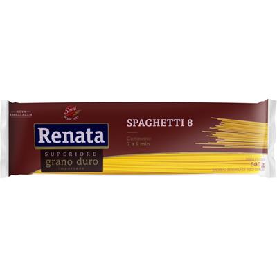MACARRÃO GRANO DURO ESPAGUETE 8 RENATA 500G