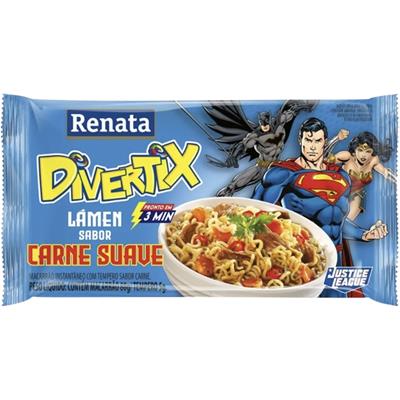 MACARRÃO INSTANTÂNEO LÁMEN CARNE SUAVE RENATA 85G