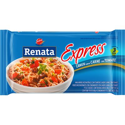 MACARRÃO INSTANTÂNEO CARNE COM TOMATE RENATA 85G