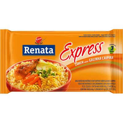 MACARRÃO INSTANTÂNEO GALINHA CAIPIRA RENATA 85G