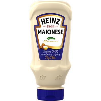 MAIONESE TRADICIONAL COM OVOS CAIPIRAS HEINZ 215G