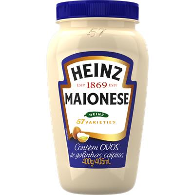 MAIONESE TRADICIONAL COM OVOS CAIPIRAS HEINZ 400G