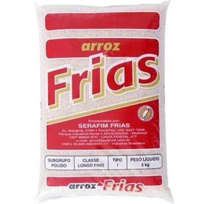 ARROZ BRANCO TIPO 1 FRIAS 5KG