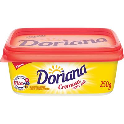 MARGARINA CREMOSA COM SAL DORIANA 250G
