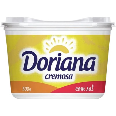 MARGARINA CREMOSA COM SAL DORIANA 500G