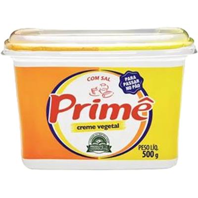 MARGARINA CREME VEGETAL COM SAL PRIMÊ 500G