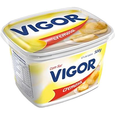 MARGARINA CREMOSA COM SAL VIGOR 500G