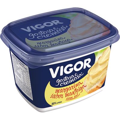 MARGARINA MANTEIGA CREMOSA COM SAL VIGOR 500G