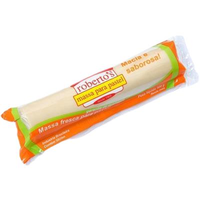 MASSA PARA PASTEL MACIA E SABOROSA ROBERTO'S 500G