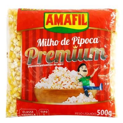 MILHO DE PIPOCA PREMIUM AMAFIL 500G