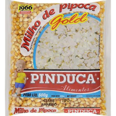 MILHO PARA PIPOCA TIPO 1 GOLD PINDUCA 500G