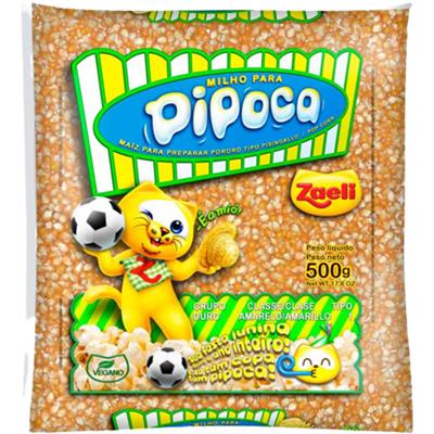 MILHO DE PIPOCA TIPO 1 GRUPO DURO ZAELI 500G