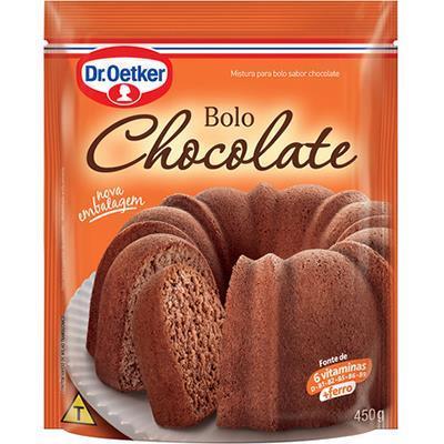 MISTURA PARA BOLO SABOR CHOCOLATE DR. OETKER 450G