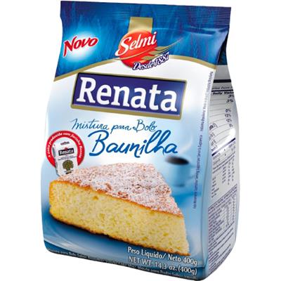 MISTURA PARA BOLO SABOR BAUNILHA RENATA 400G