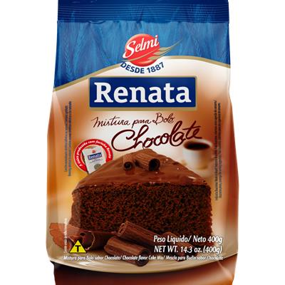 MISTURA PARA BOLO SABOR CHOCOLATE RENATA 400G