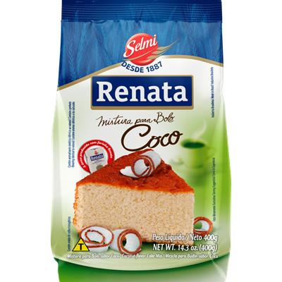 MISTURA PARA BOLO SABOR COCO RENATA 400G