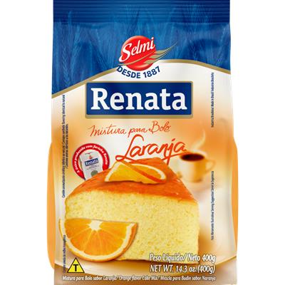 MISTURA PARA BOLO SABOR LARANJA RENATA 400G