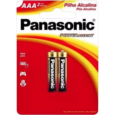 PILHA ALCALINA AAA PANASONIC 2UN
