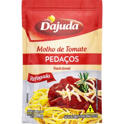 MOLHO DE TOMATE TRADICIONAL PEDAÇOS D'AJUDA 200G