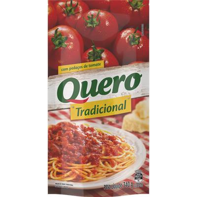MOLHO DE TOMATE TRADICIONAL QUERO 340G