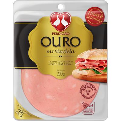 MORTADELA DEFUMADA OURO PERDIGÃO 200G