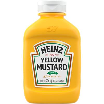 MOSTARDA AMARELA HEINZ 255G