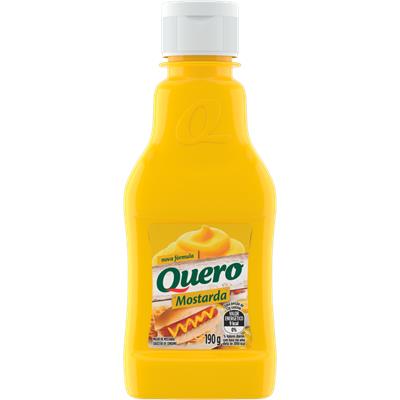 MOSTARDA AMARELA QUERO 190G