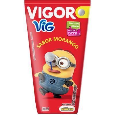 SUCO SABOR MORANGO MINIONS VIG VIGOR 200ML