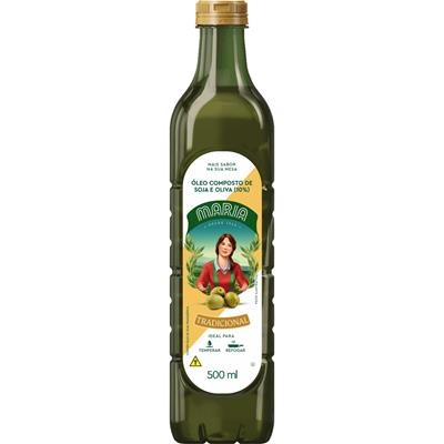 ÓLEO COMPOSTO SOJA E OLIVA TRADICIONAL MARIA 500ML